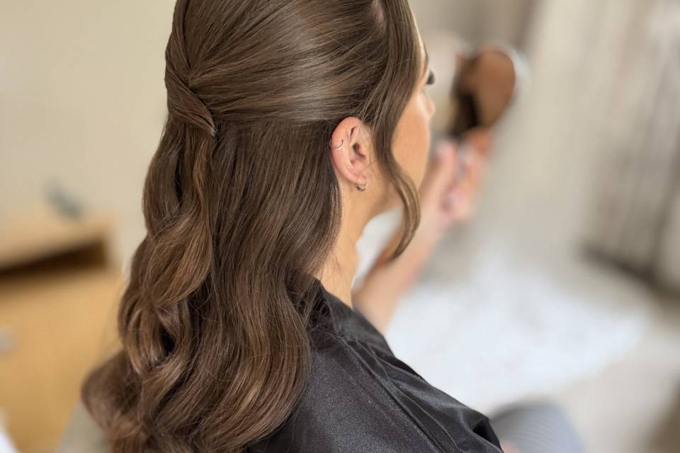 Half up half down