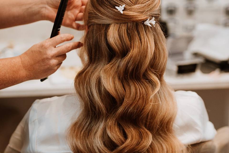 Half up half down