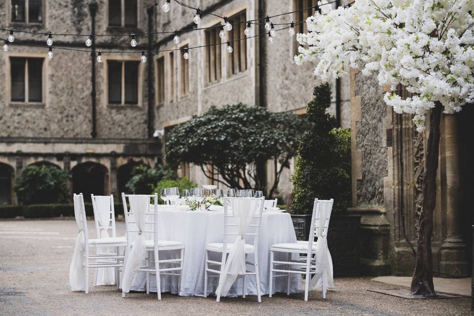 Outdoor wedding
