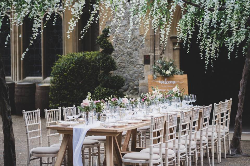 Outdoor wedding