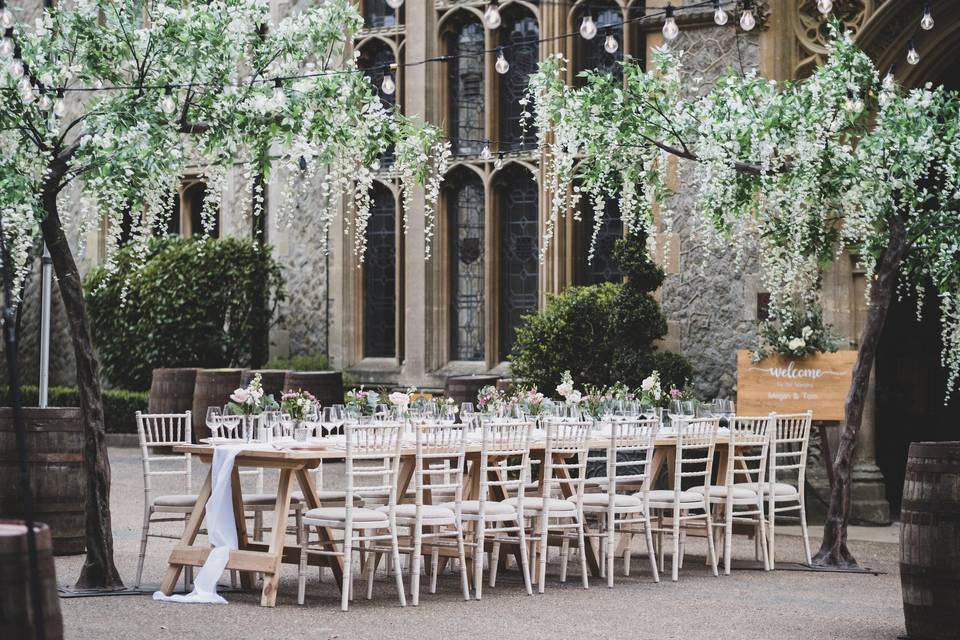 Outdoor wedding