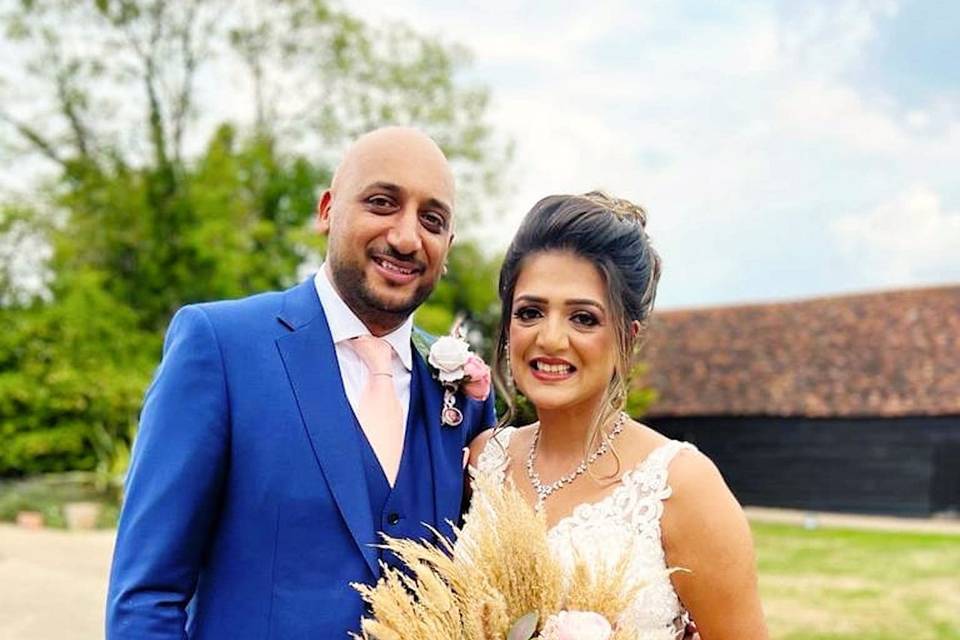 Bride With Beautiful Bouquet