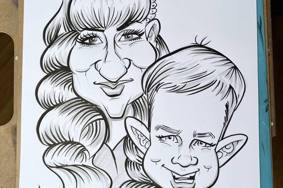 Wedding  Caricature