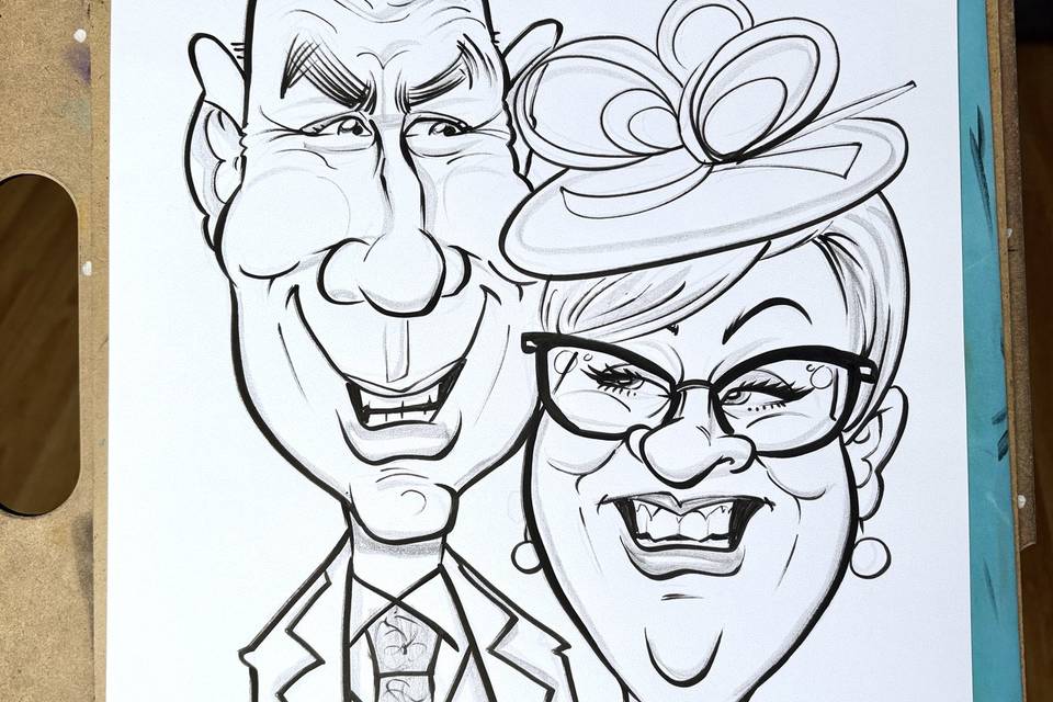 Wedding Caricature