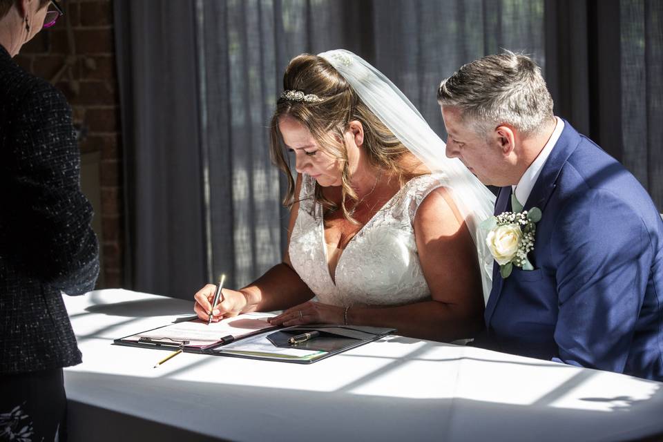 Signing