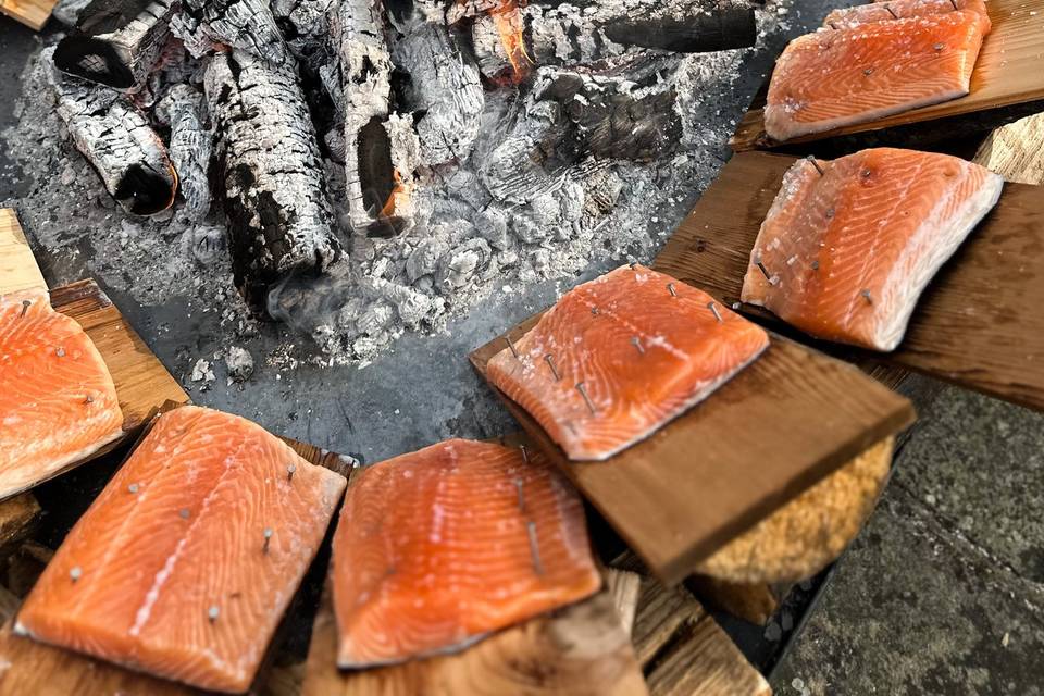 Cedar-plank Salmon