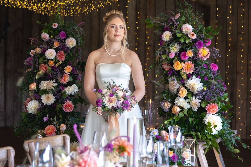 Beautiful bride & florals