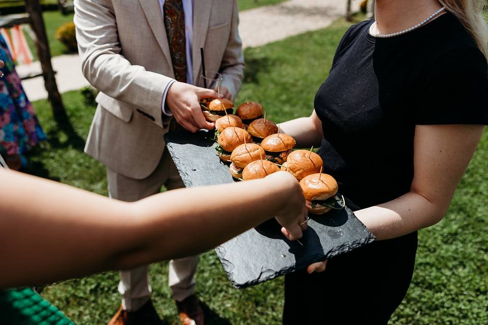 Canapes- beef sliders