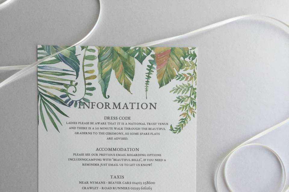 Naomi James Wedding Stationery