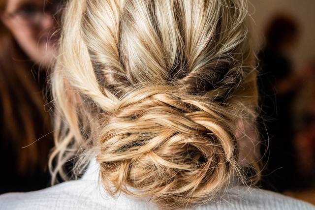 Beautiful bridal hair