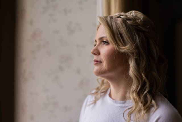 Morning of the wedding