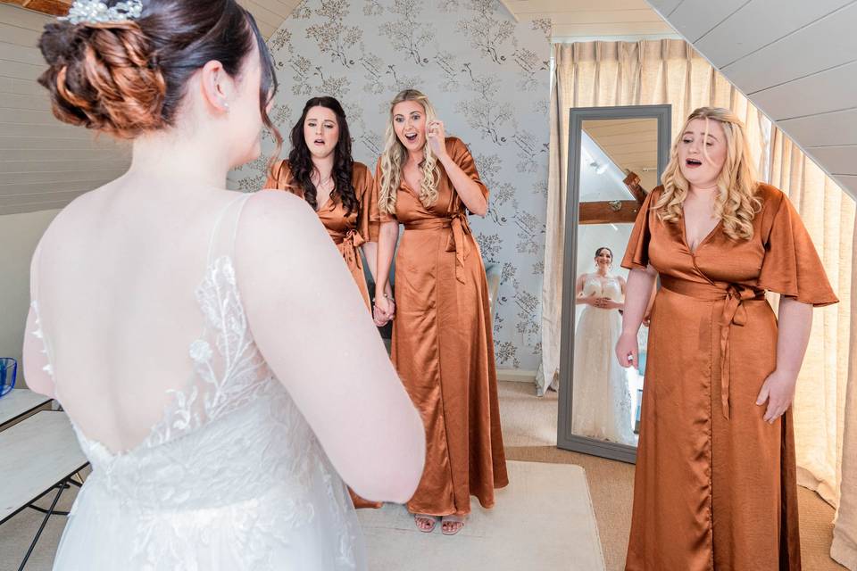 Bride reveal