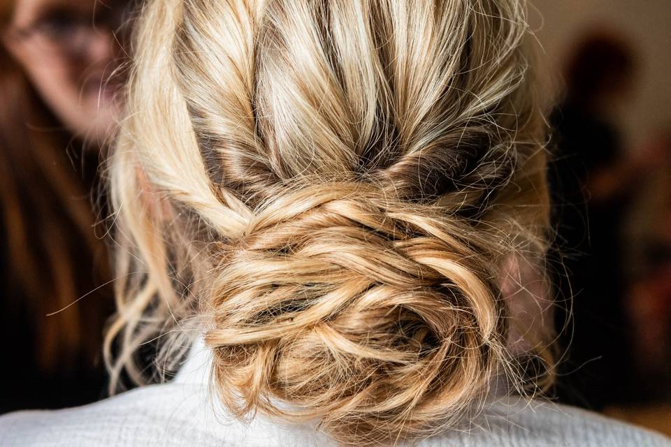 Beautiful bridal hair