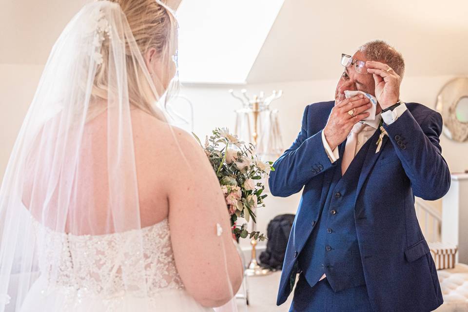 Father of the bride reveal