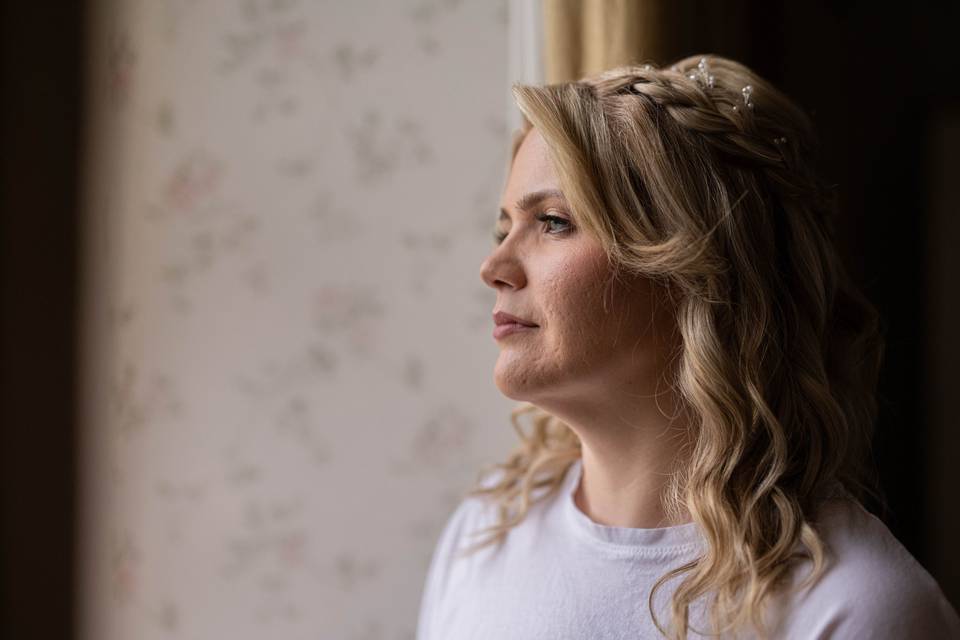 Morning of the wedding