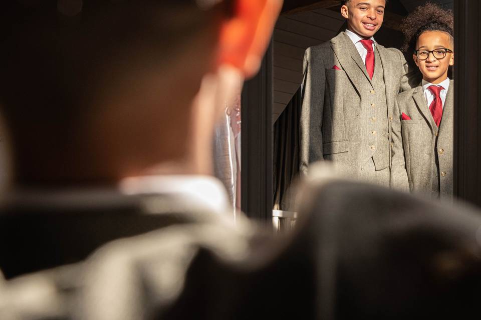 Boys are looking sharp