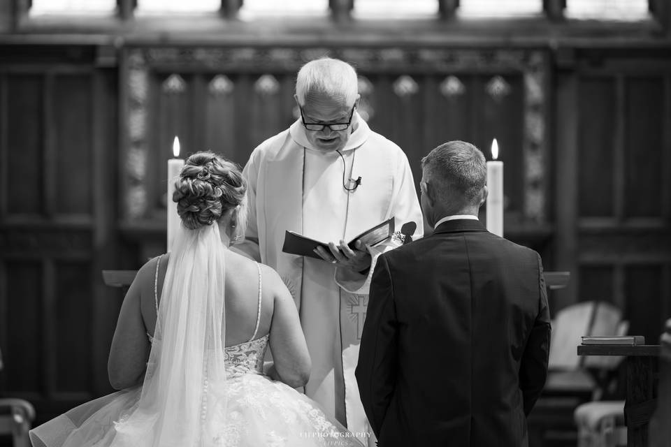 A church wedding