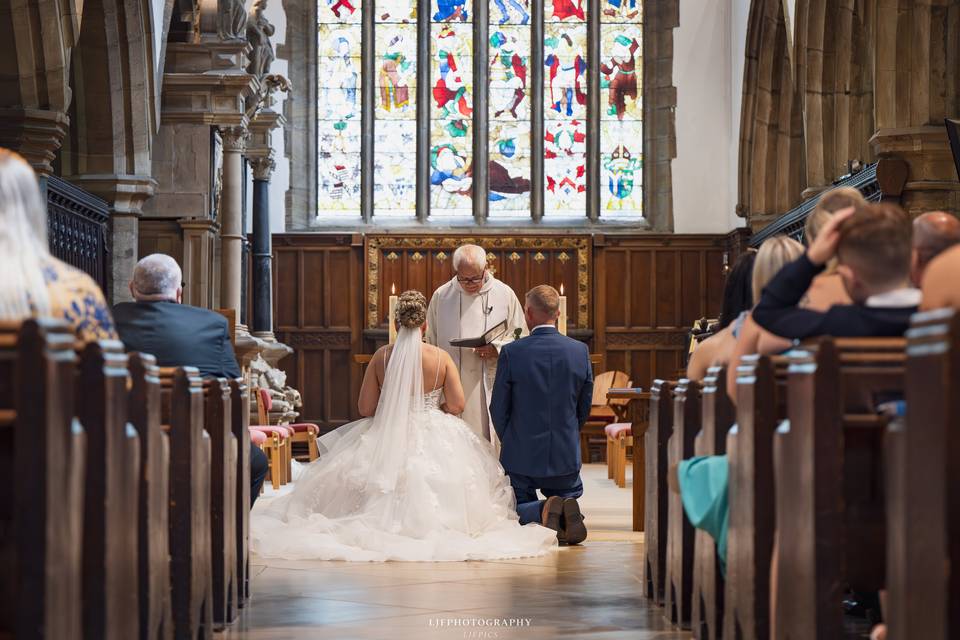 A church wedding