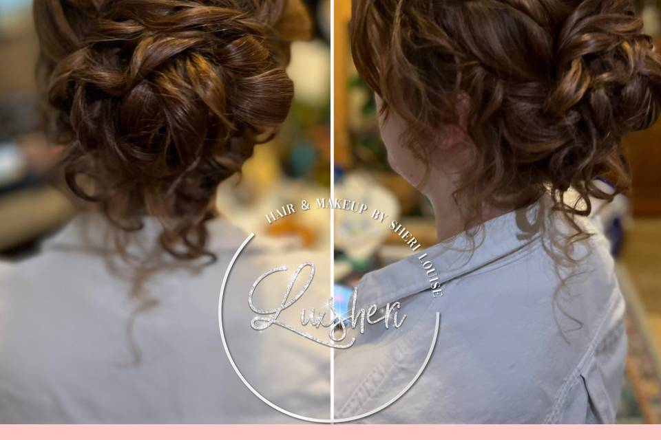 Bridal hair up