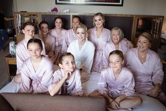 Bridal party of 12