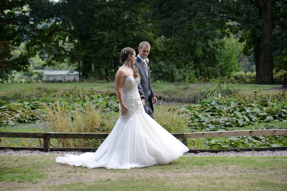 Happy Couple walking