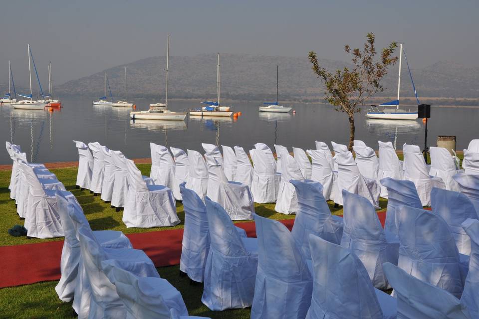 Lakeside ceremony