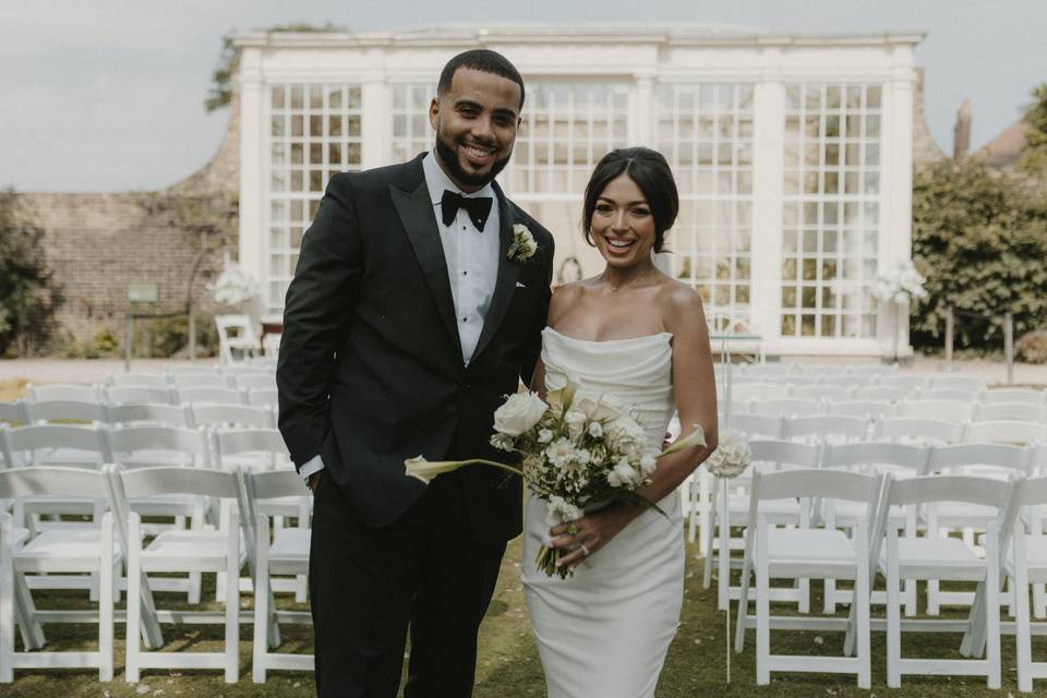 Stunning orangery wedding venue