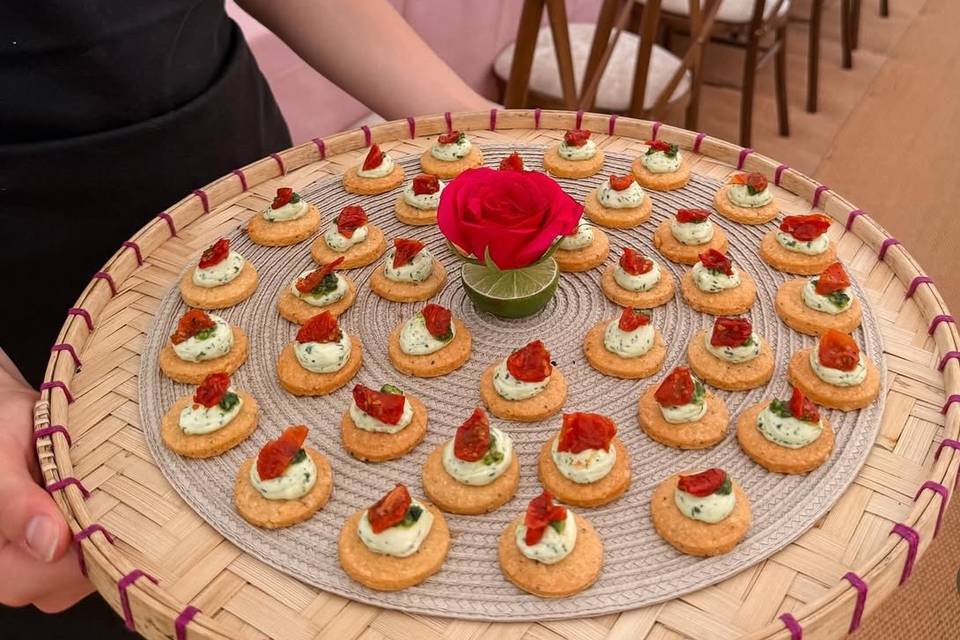 Delicious canapés