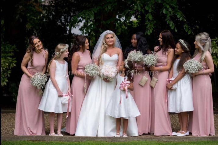 Charlotte and bridesmaids