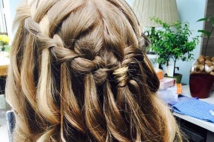 Waterfall braid