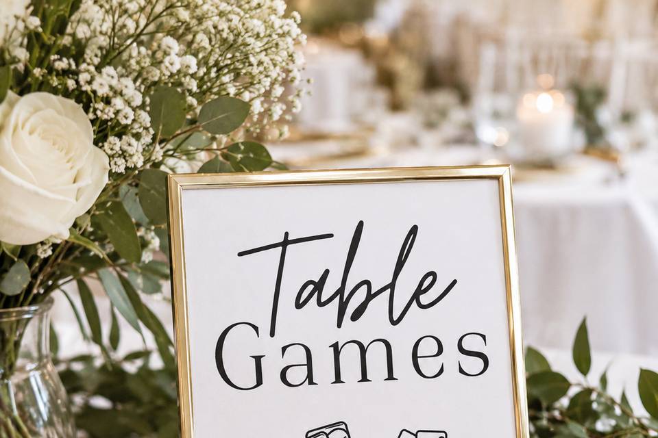 Wedding signage