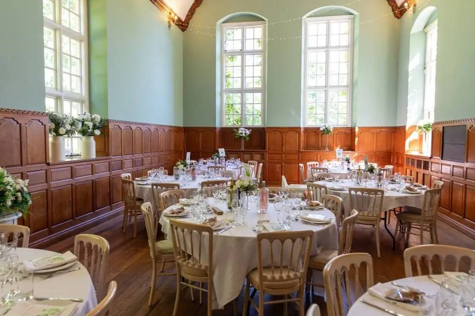 Main Hall with Roundtables