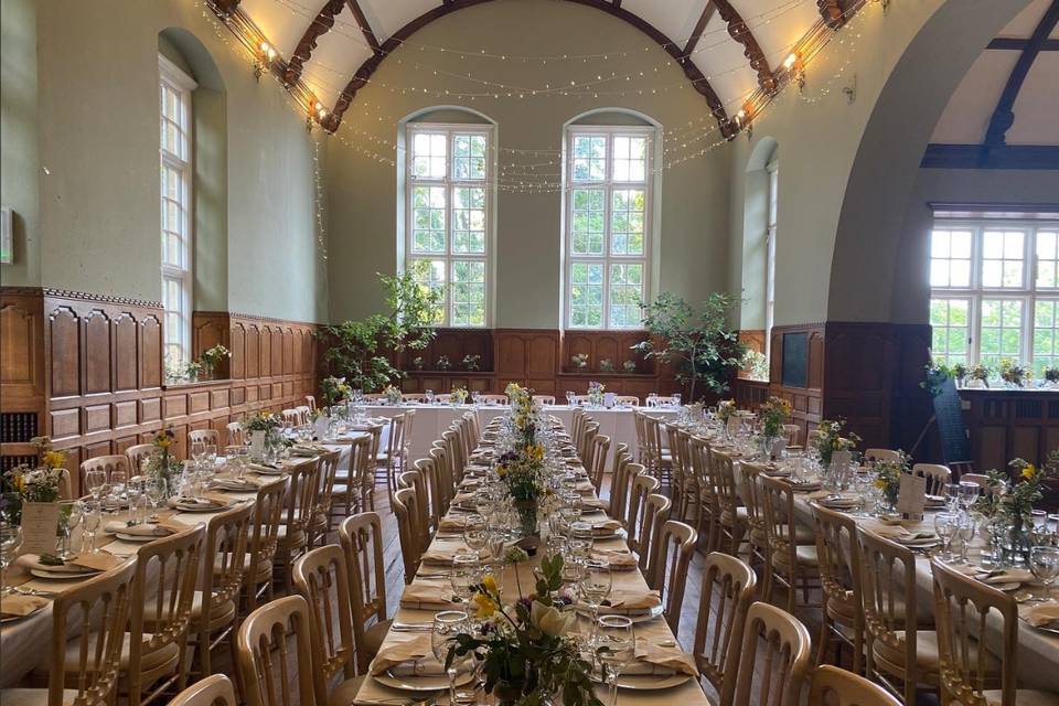 Main Hall with Longtables