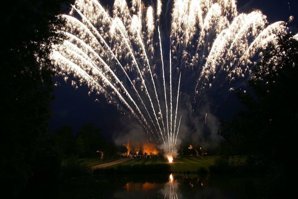 Fireworks at Amberley Castle