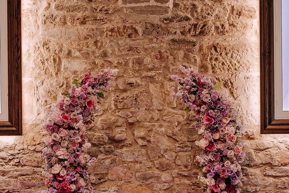 Floral Columns
