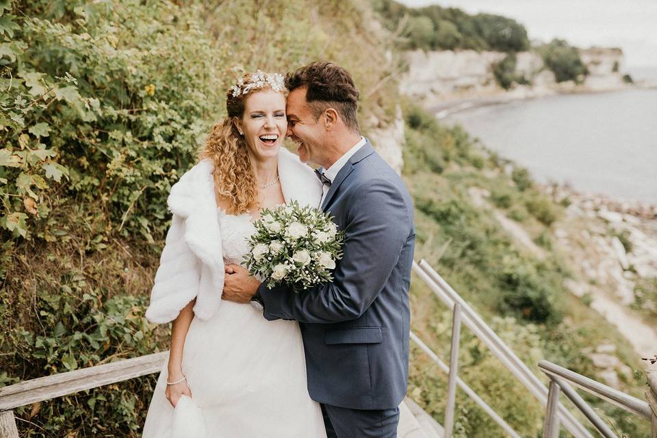 Wedding in ancient church