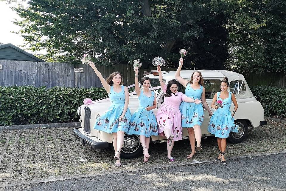 Joyful Bridesmaids