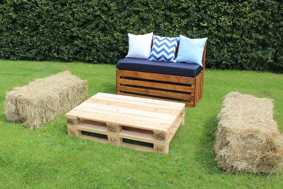 Rustic seating