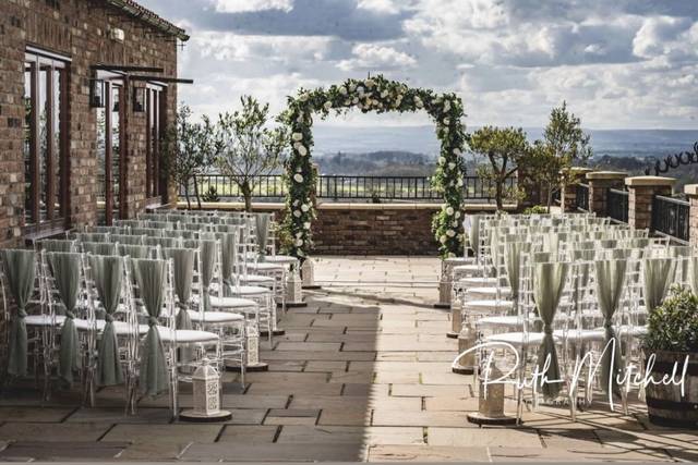 Patio Outside Ceremony