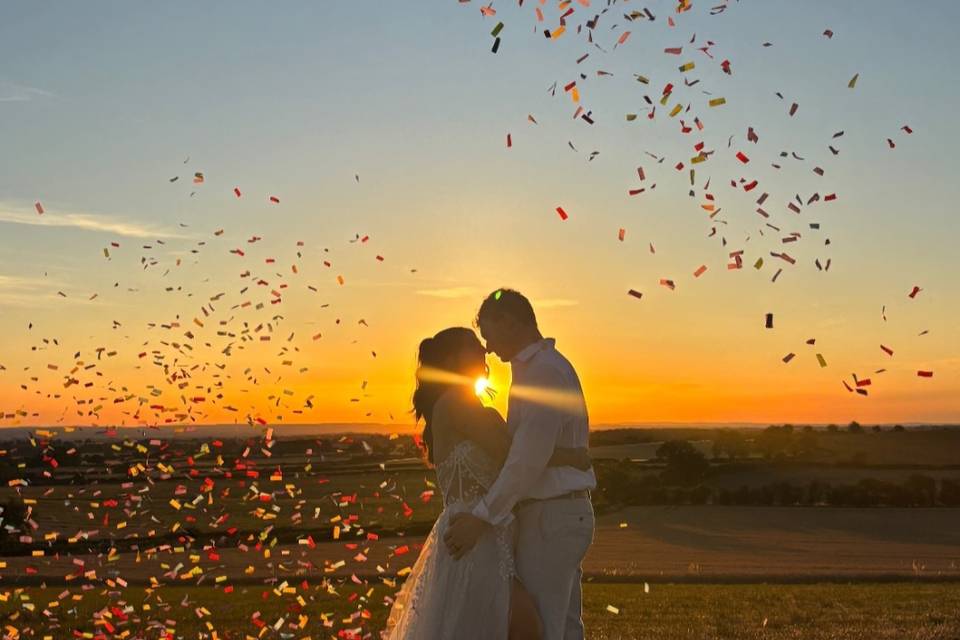 Confetti Sunset