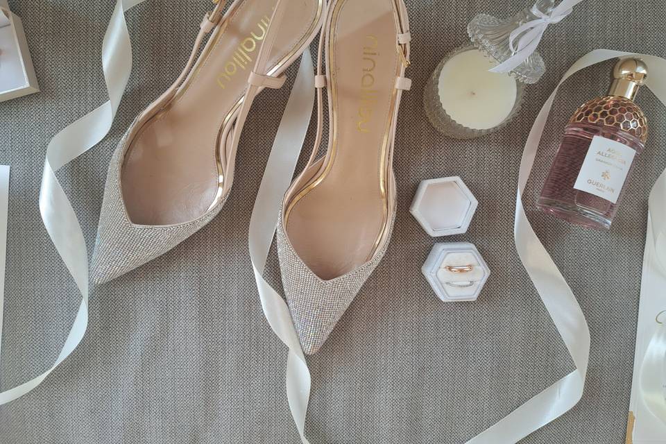 Bride's shoes