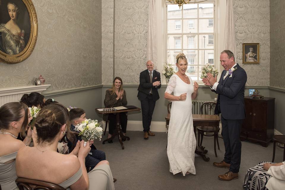 Bride and Groom The Guildhall