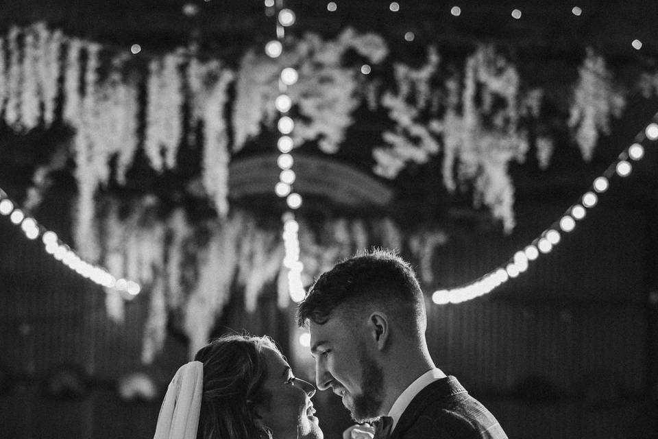 Dancing in barn