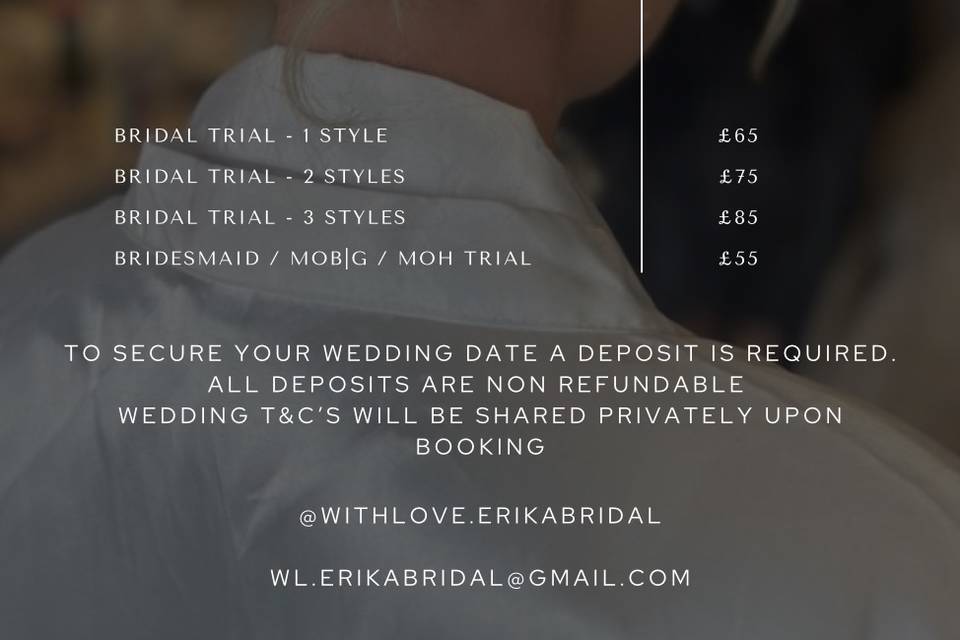 Price List 2026