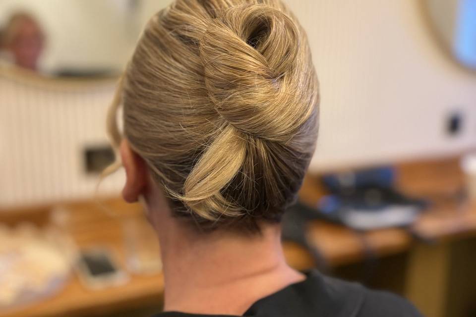 French twist bun