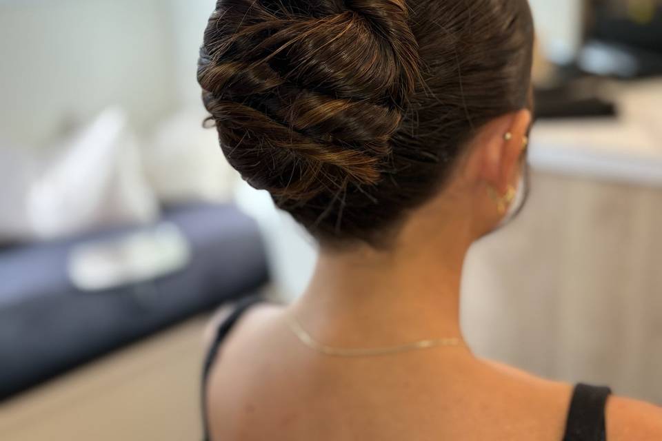 Slick detailed bun
