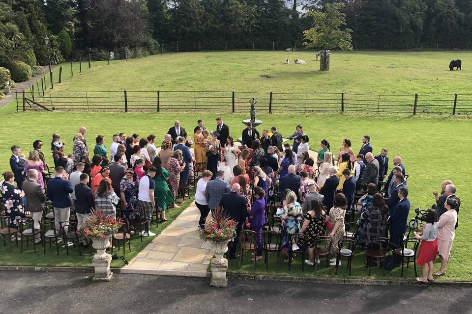 Outdoor ceremony