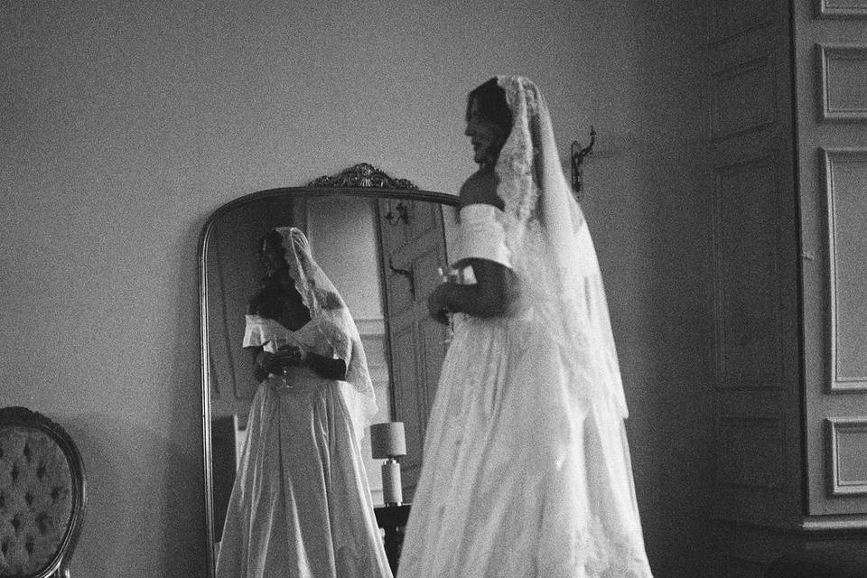 Dropwaist Wedding Dress