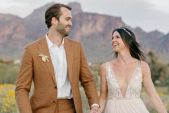 Boho wedding dress