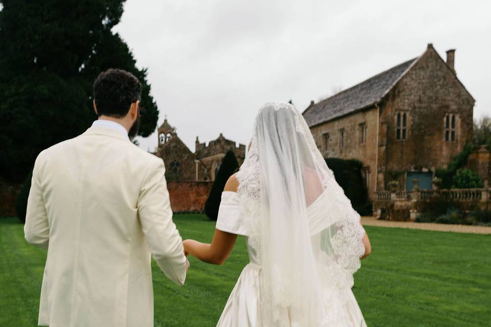 Bespoke Wedding Dress and Veil
